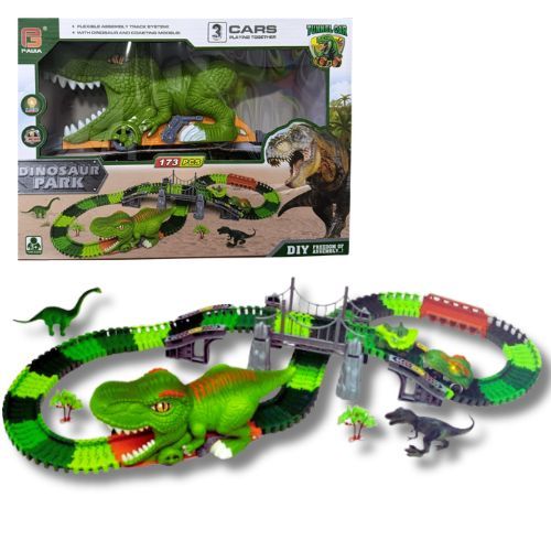 Pista De Carro De Dinosaurios de juguete para niños