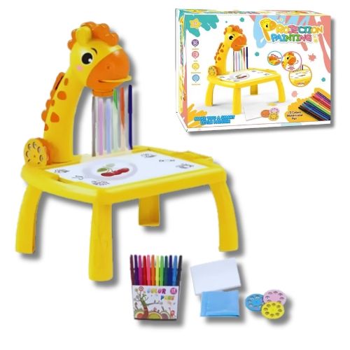 Mesa De Dibujo Proyector educativo para niños jirafa