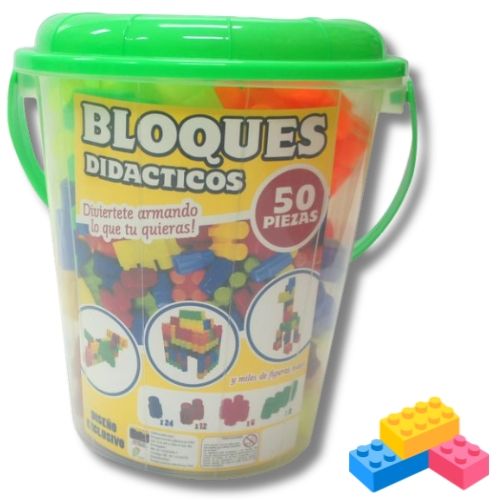 Bloques Didacticos X 50 educativo para niños