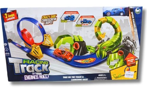 Set De Pista con pista de carreras para autos de juguete