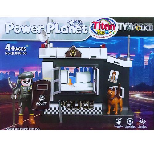 Fichas Armables De Policia educativo para niños