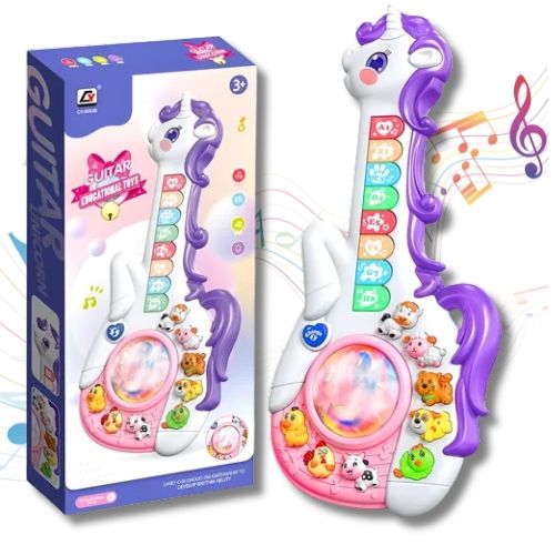 Guitarra Unicornio Musical musical para niños