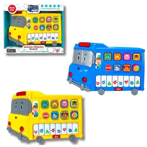 Bus Animado Aprendizaje musical para niños