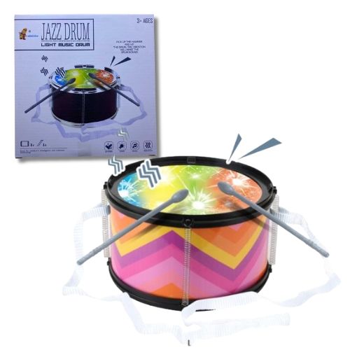 Tambor Luz Y Sonido musical para niños.