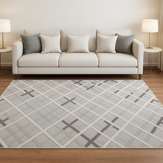 AUGUS TerraLoom – Alfombra Boho Natural REF 903