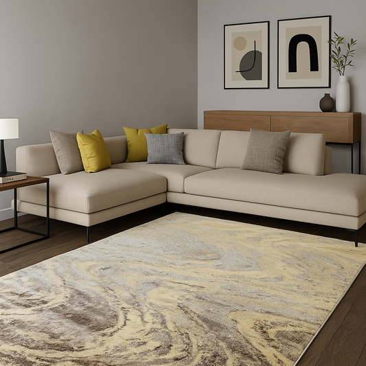 Alfombra Casa Dorada LuxeWeave – Alta Elegancia REF 061