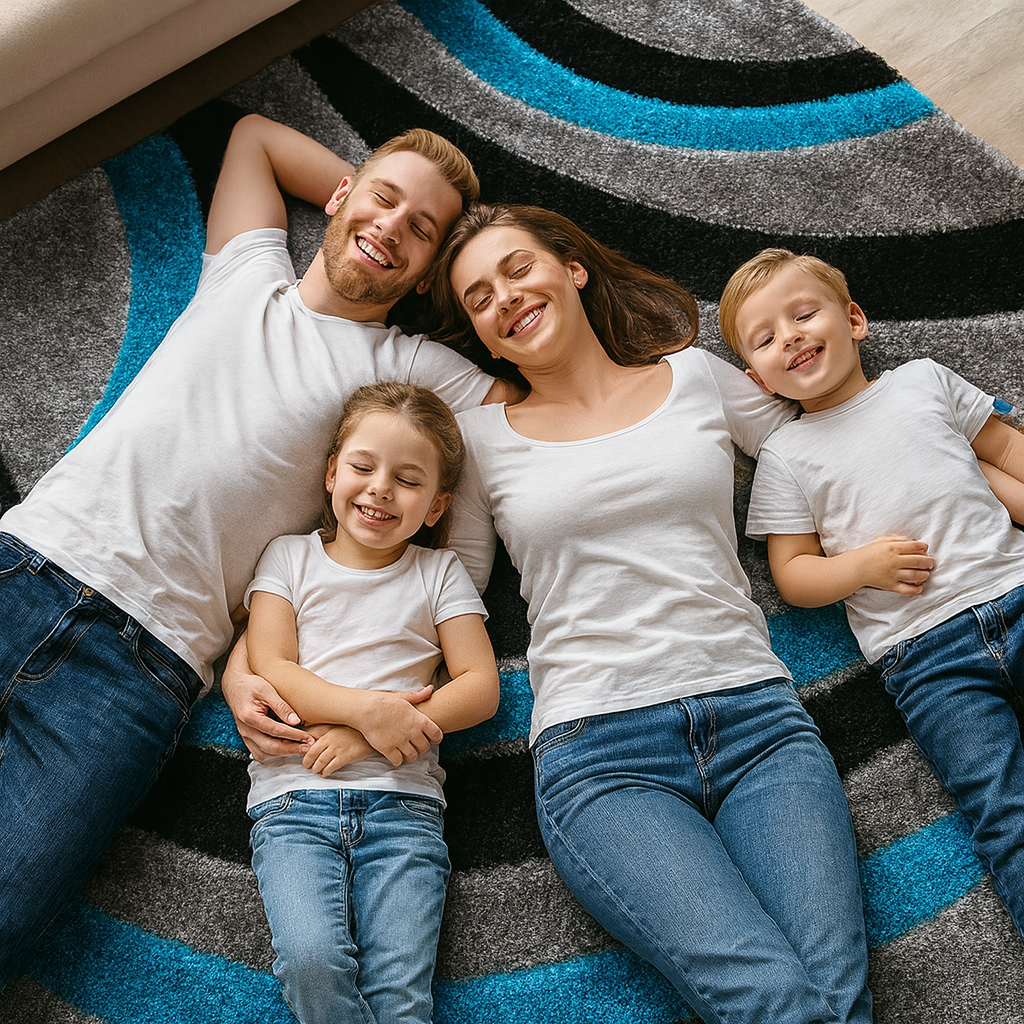 Alfombra sirena shaggy 3646