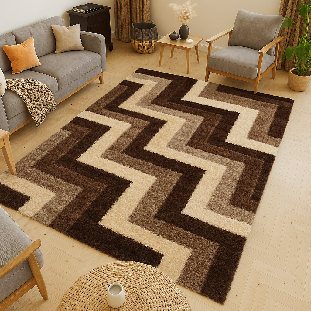 Alfombra sirena shaggy 3648