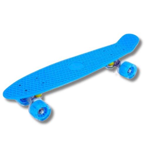 Patineta Tabla Con Luz  Sencilla
