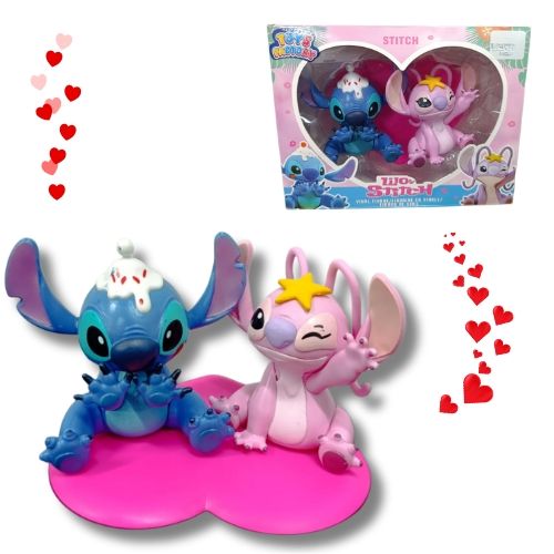 Stich Y Angela rosa