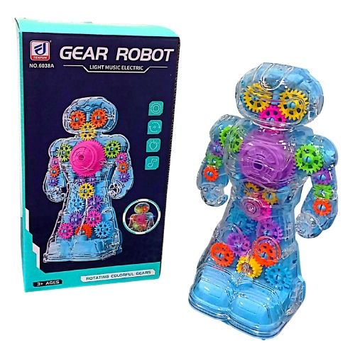 Robot Con Engranaje musical para niños