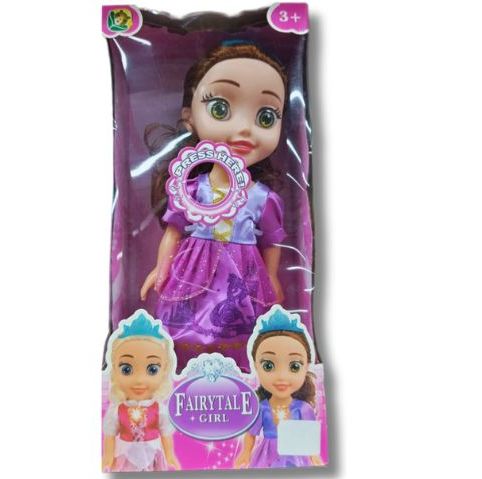 Muñeca Con Luz Y Sonido con diseño infantil ideal para juego de roles