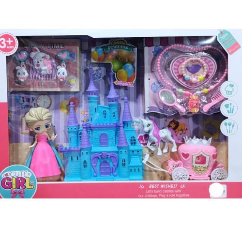 Muñeca Castillo con diseño infantil ideal para juego de roles