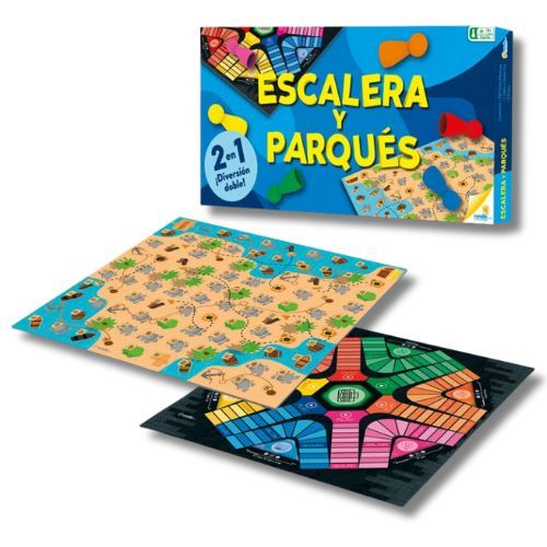 Parques Y Escalera 6 Puestos educativo para niños