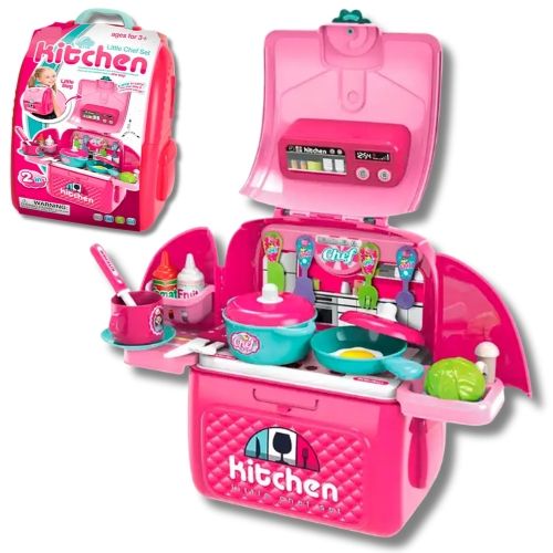 Set Mochila De Cocina educativo para niños