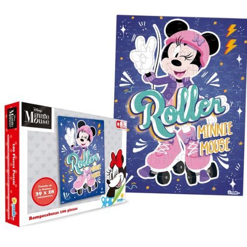 Romp/Zas X 100 Pzas Minnie educativo para niños