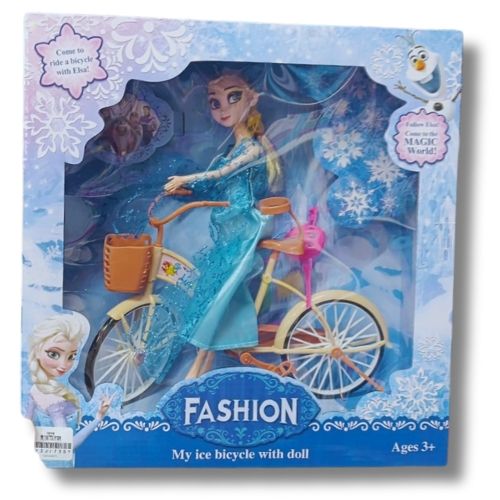 Muñeca con diseño infantil ideal para juego de roles azul