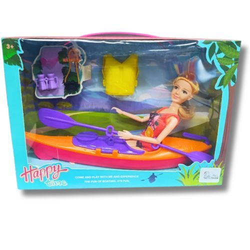 Kayak Con Muñeca con diseño infantil ideal para juego de roles