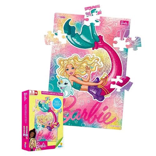 Romp/Zas X 55 Pzas Barbie educativo para niños