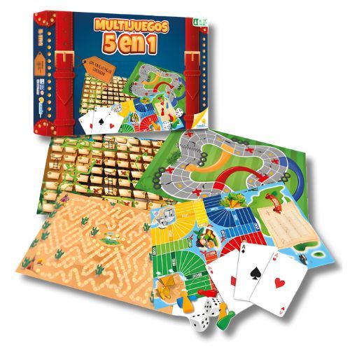 Multijuegos 5 En 1 educativo para niños