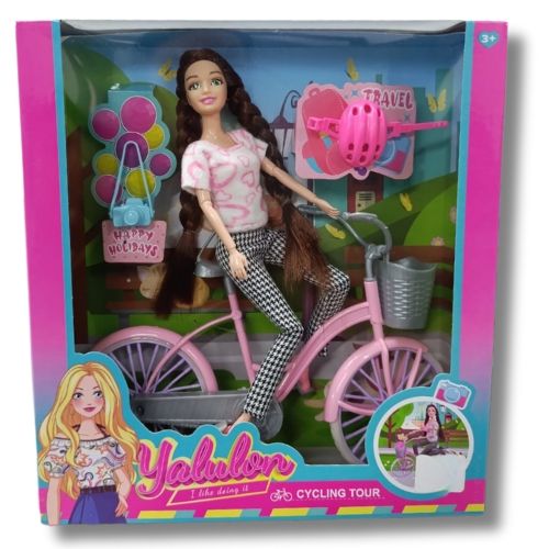 Muneca Con Bicicleta