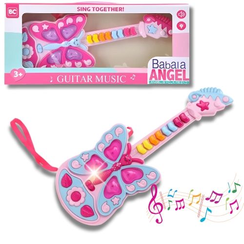 Guitarra Con Luz Y Sonido musical