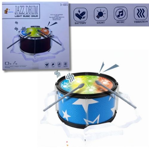 Tambor Luz Y Sonido musical para niño