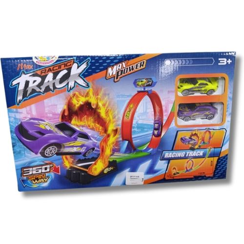 Pista De Carro Metalico de juguete para niños