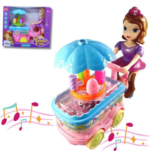 Muñeca Carro De Paletas con diseño infantil ideal para juego de roles