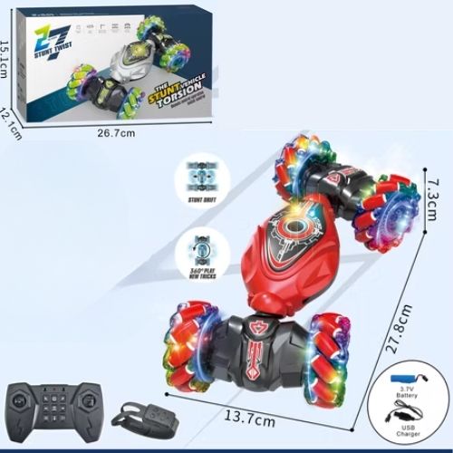 Carro Acrobatico Con Control Remoto de juguete para niños